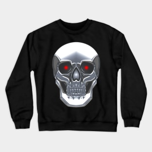 Robot Skull Crewneck Sweatshirt